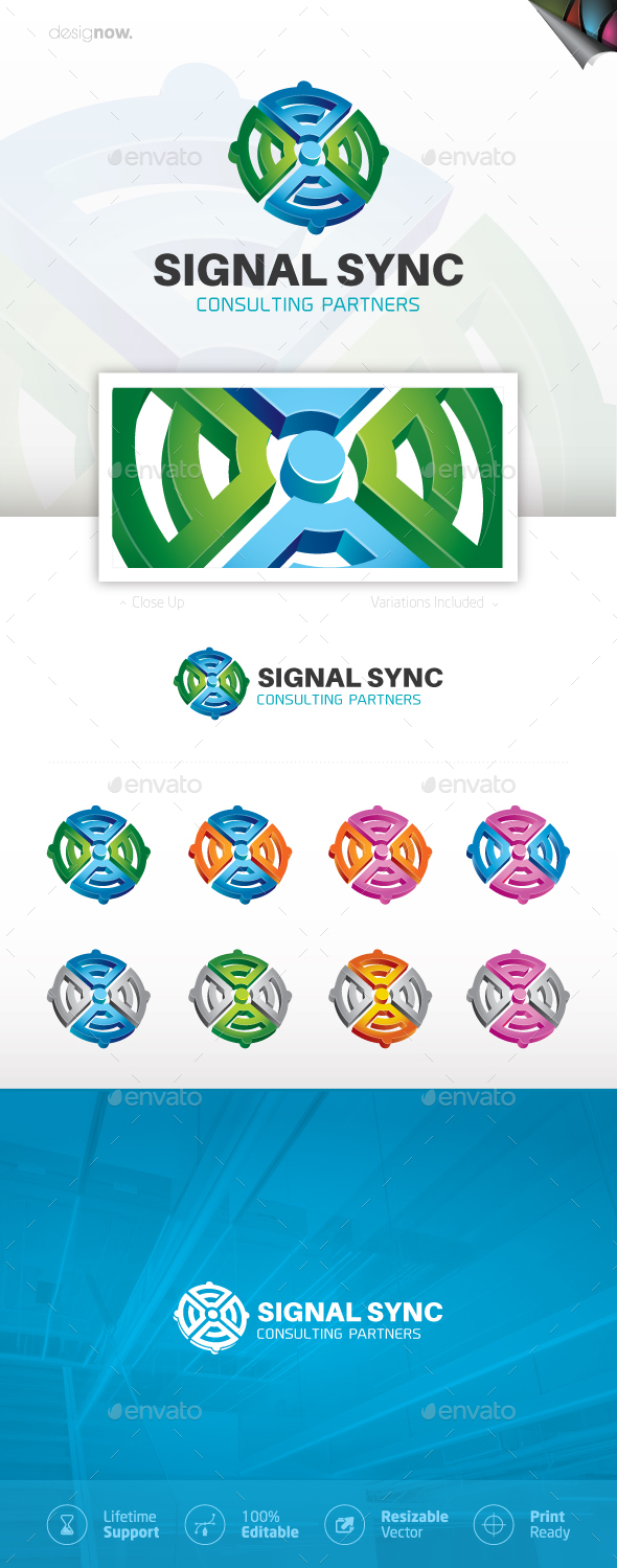 Circle Labyrinth Logo - 3d Abstract