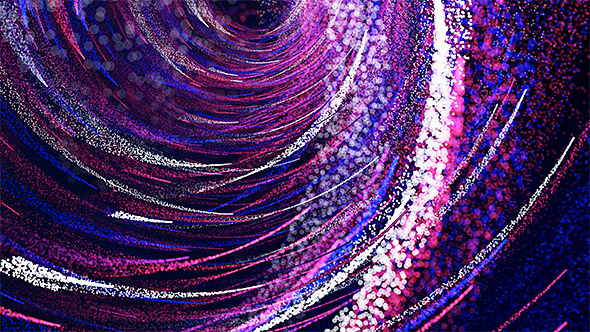 Purple Blue Particle