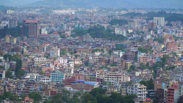 View of Kathmandu From the Hill alt