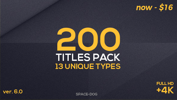 200 Titles Pack (13 unique types)