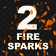 Flying Fire Particles - VideoHive Item for Sale