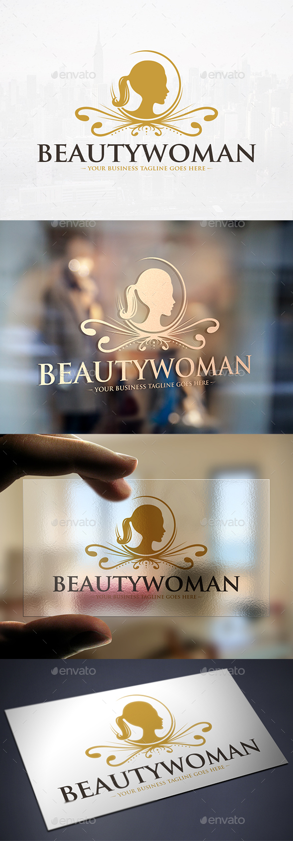 Woman Crest Logo - Crests Logo Templates