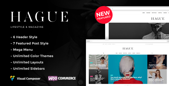 Hague - Lifestyle & Magazine WordPress Theme - News / Editorial Blog / Magazine