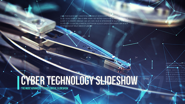 Cyber Technology Slideshow - VideoHive 21349251