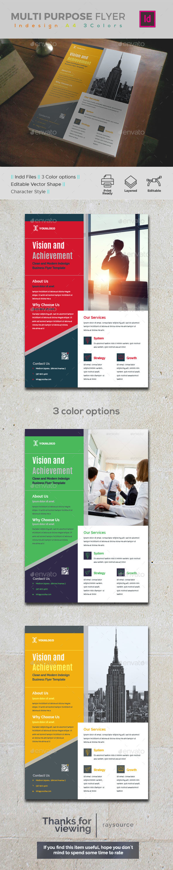 Corporate Indesign Flyer - Corporate Flyers