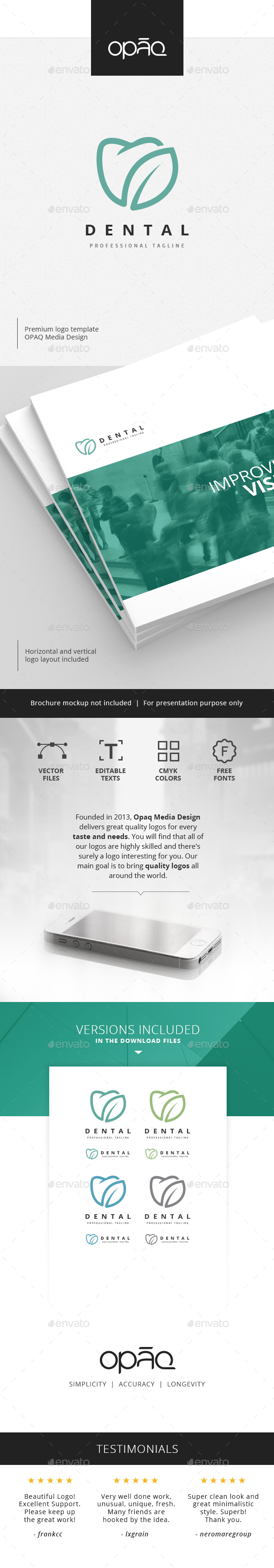 Dental Logo - Symbols Logo Templates