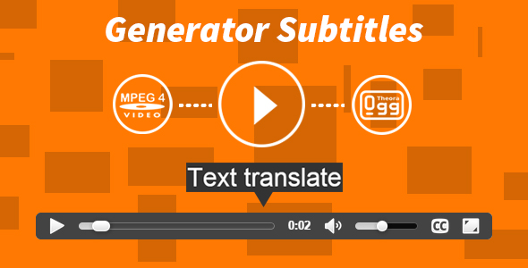 Generator Subtitles - CodeCanyon 21350228