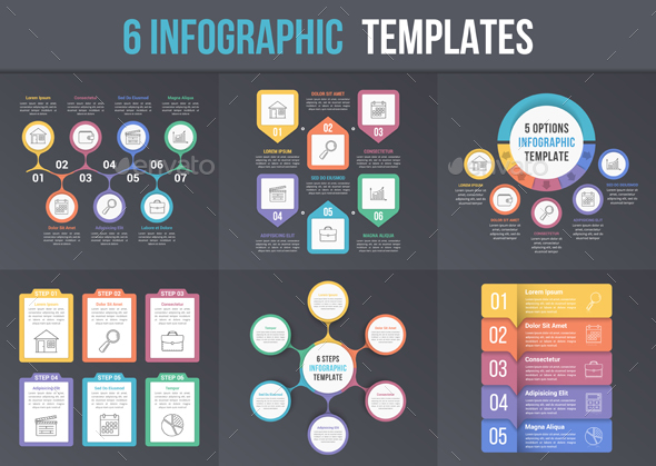 6 Infographic Templates - Infographics