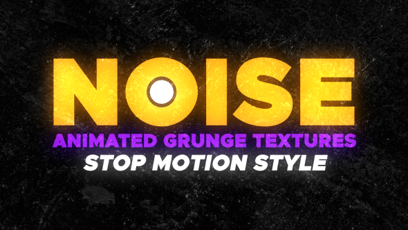 Animated Grunge Textures Stop Motion Style