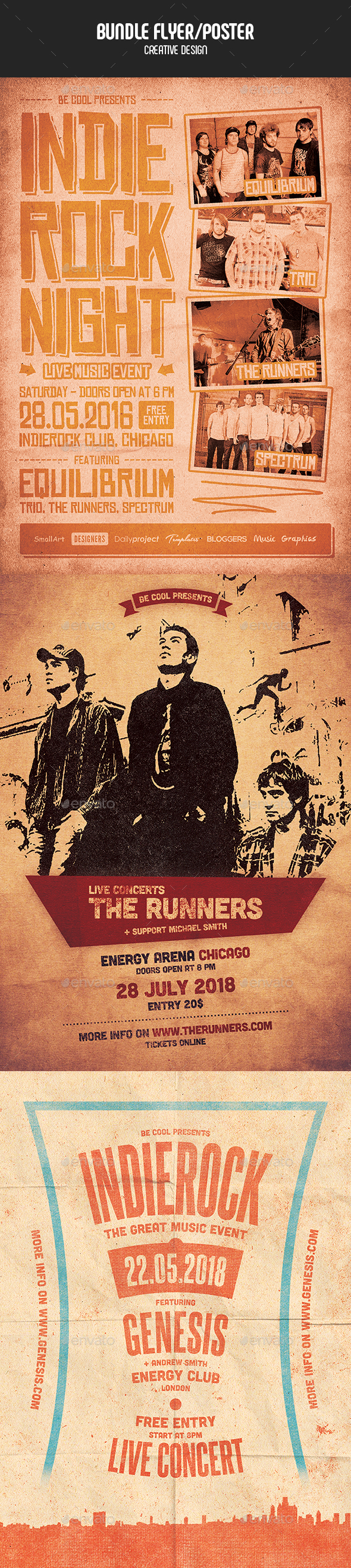 Flyer/Poster - Bundle - Concerts Events
