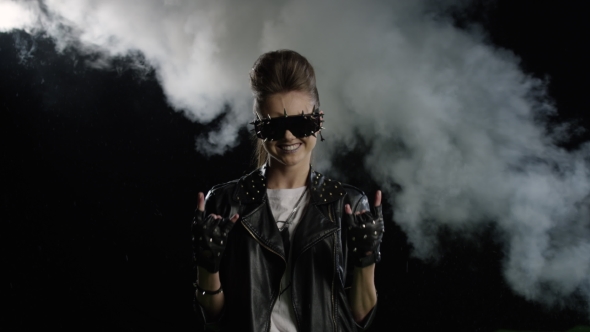 Brutal Girl in Studio