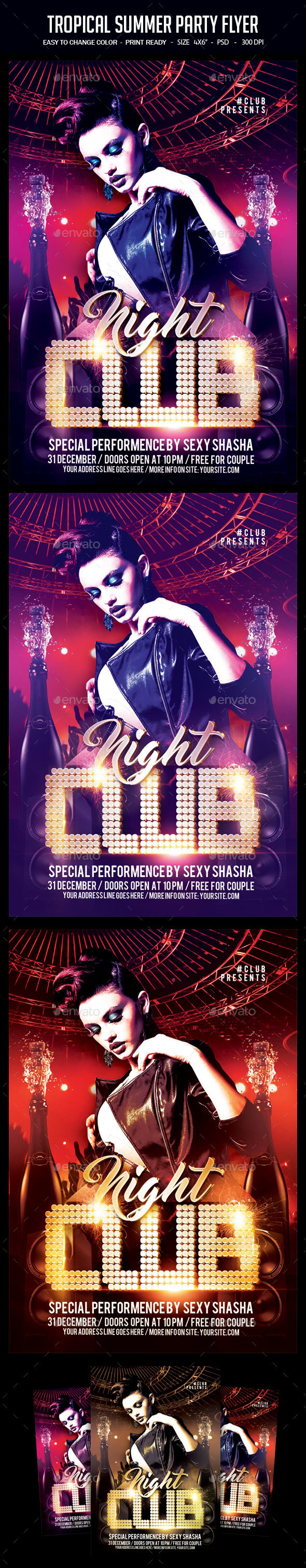 Club Flyer - Clubs & Parties Events