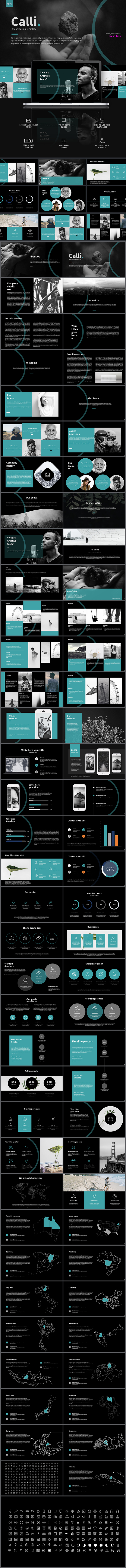 Calli Powerpoint Template - PowerPoint Templates Presentation Templates