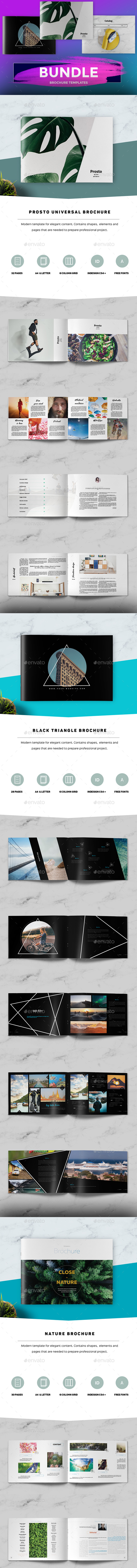 Modern Simple Brochure Bundle - Portfolio Brochures