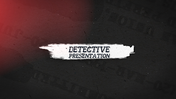 Detective Trailer - VideoHive 21354806