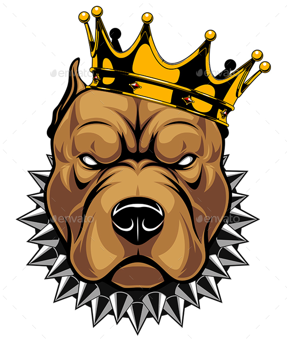 Head Dog - Animals Characters