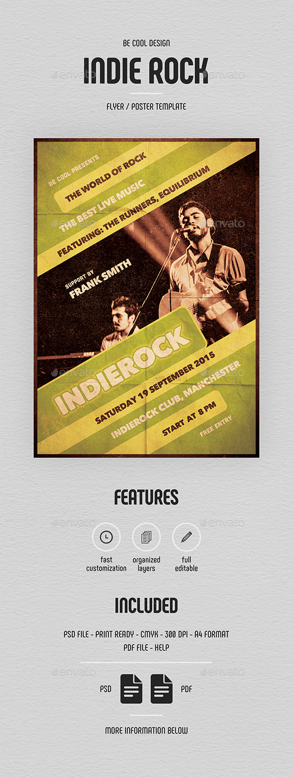 Indie Flyer/Poster - Concerts Events