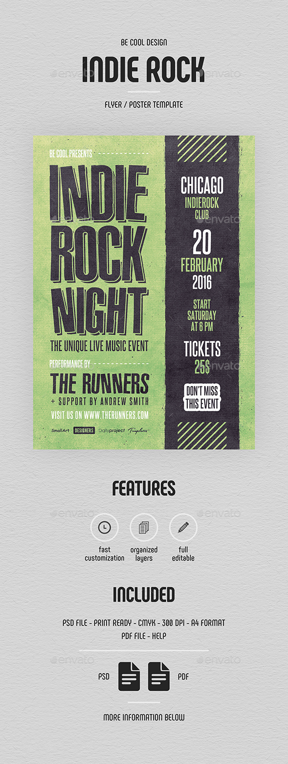 Indie Flyer/Poster - Concerts Events