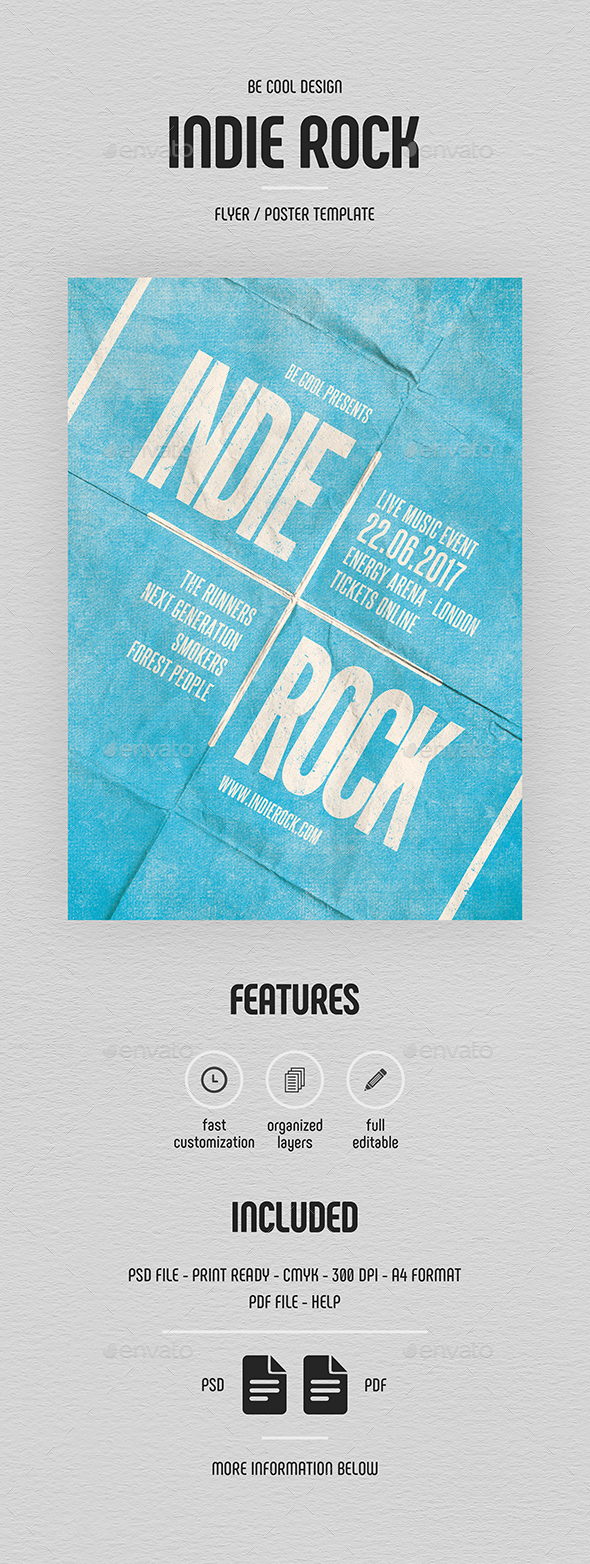 Indie Flyer/Poster - Concerts Events