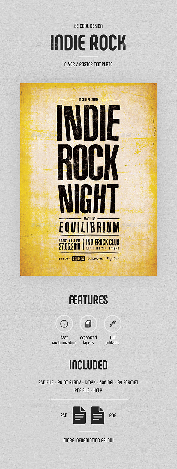 Indie Flyer/Poster - Concerts Events