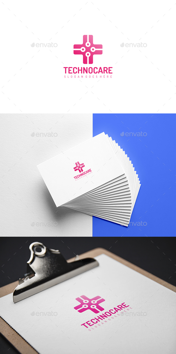 Health Technology Logo - Abstract Logo Templates