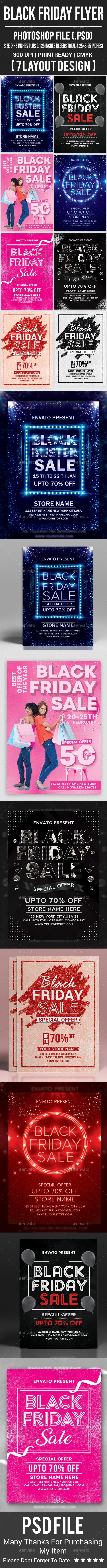 Black Friday Flyer - Clubs & Parties Events