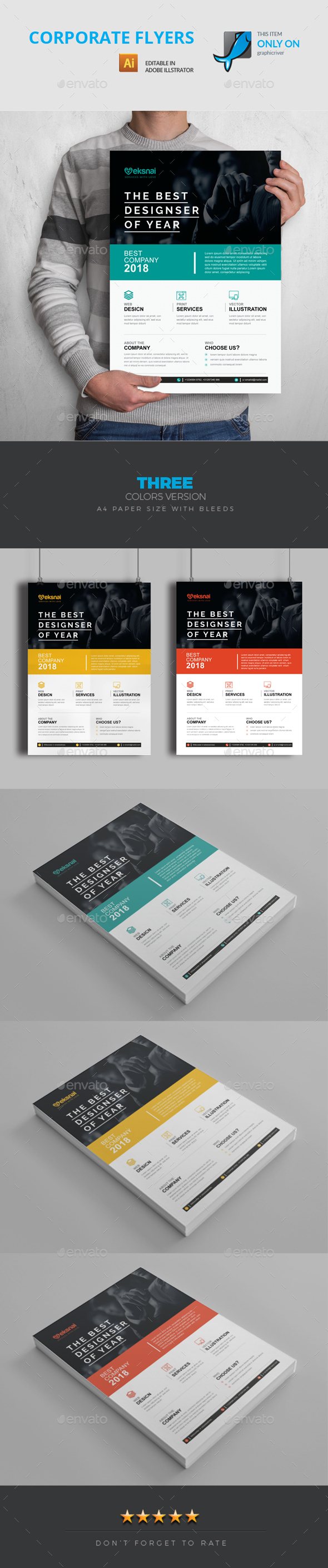 Flyer - Corporate Business Cards