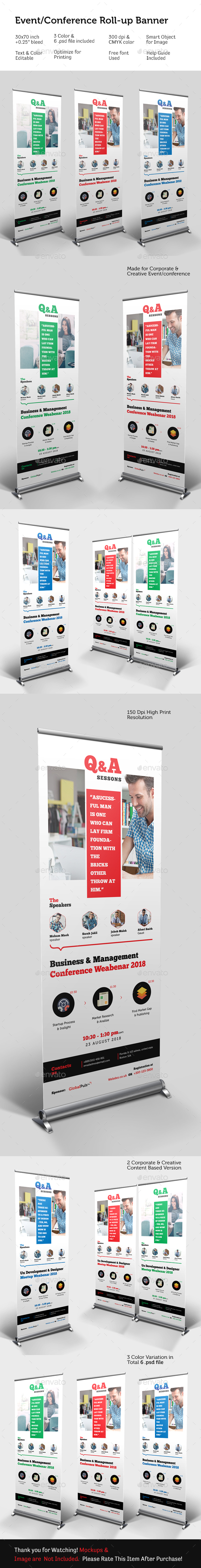 Roll-up Banner - Signage Print Templates