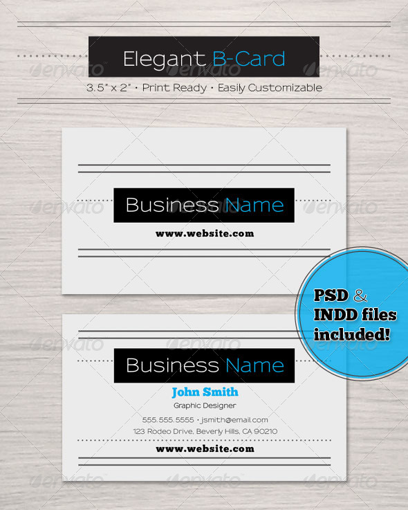 Elegant Business Card - Corporate Business Cards