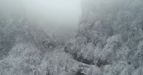 Winter Mountain River