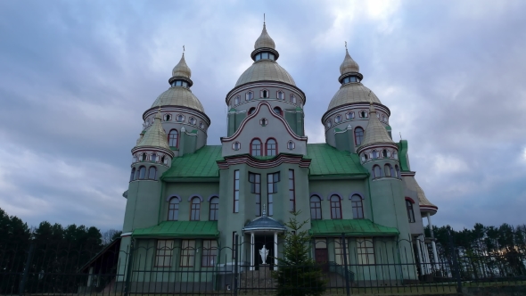 Beautiful Church Cloudy