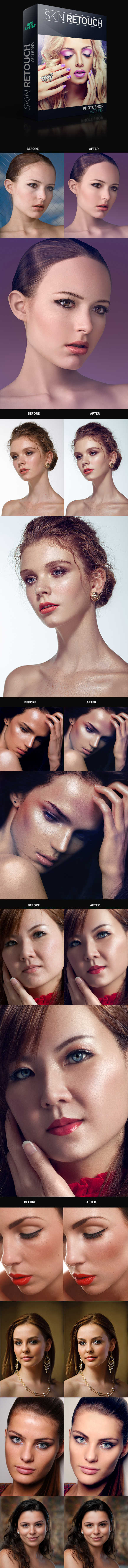 Fast Skin Retouching Actions - Photo Effects Actions