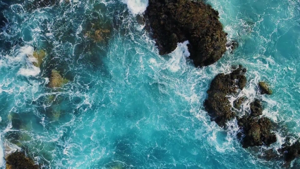 View of Waves and Clifs