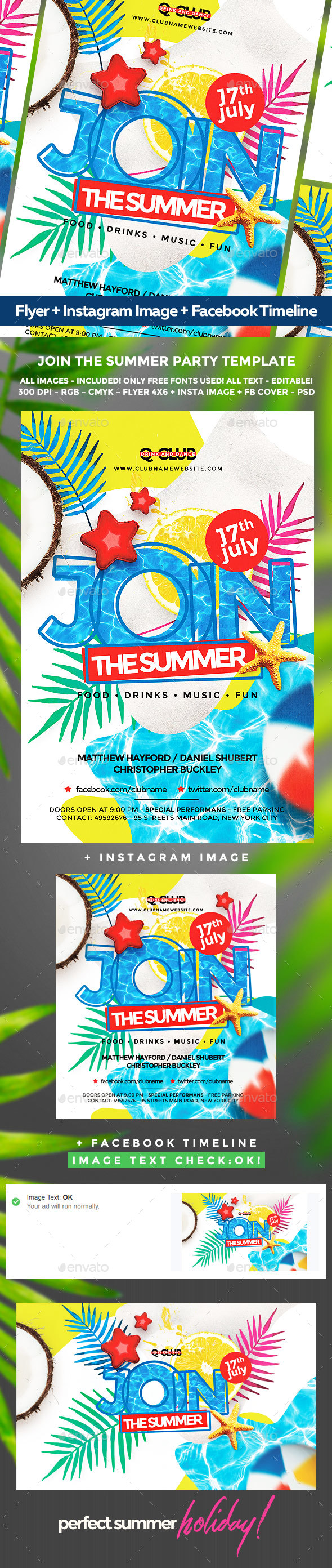 Summer Flyer - Holidays Events
