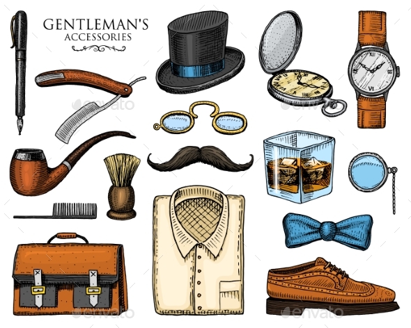 Gentleman Accessories - Miscellaneous Vectors