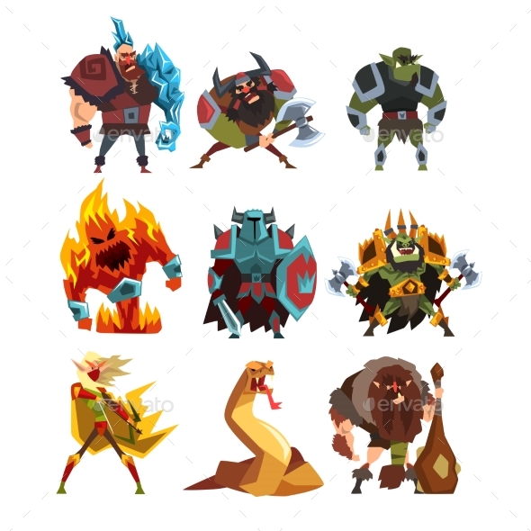 Fantasy Creatures and Humans - Miscellaneous Characters