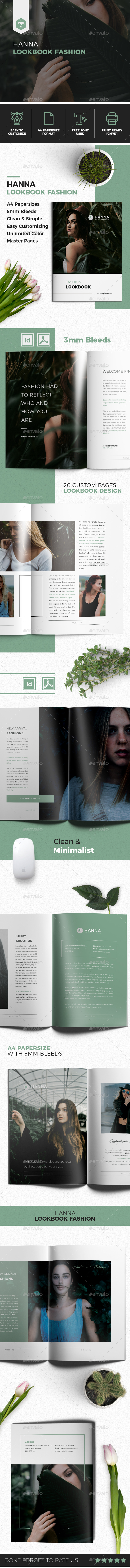 Hanna Fashion Lookbook - Brochures Print Templates