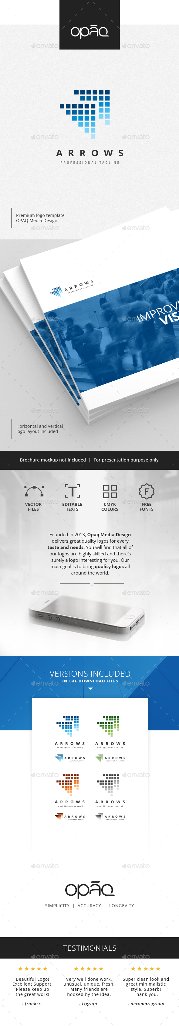 Data Arrows Logo - Symbols Logo Templates