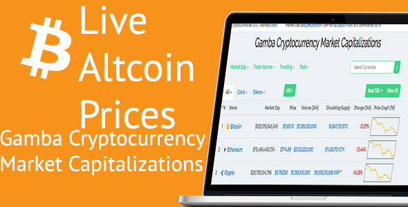 Gamba Cryptocurrency Market - CodeCanyon 21370113