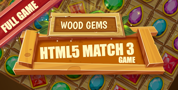 Wood Gems HTML5 - CodeCanyon 21370242