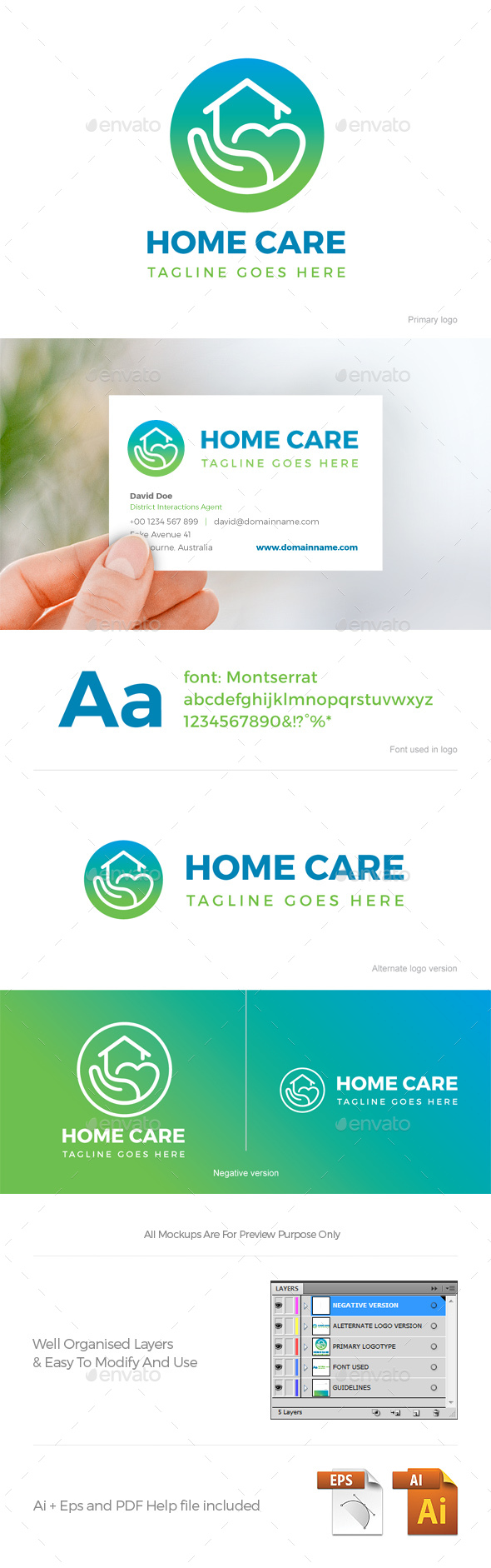 Home Care Logo - Company Logo Templates