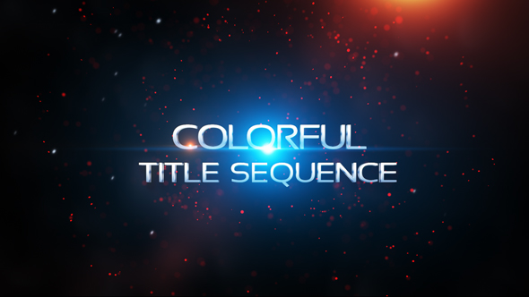 Colorful Title Sequence - VideoHive 21371013