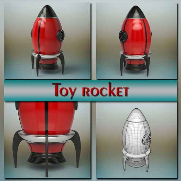 Toy Rocket - 3Docean 21371318
