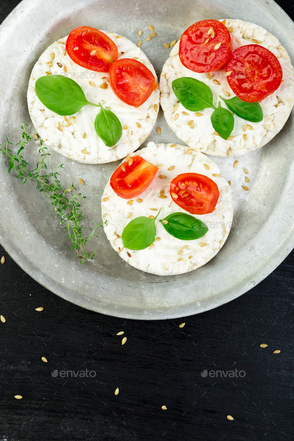 Healthy Rice Cakes. Stock Photo by bondarillia | PhotoDune