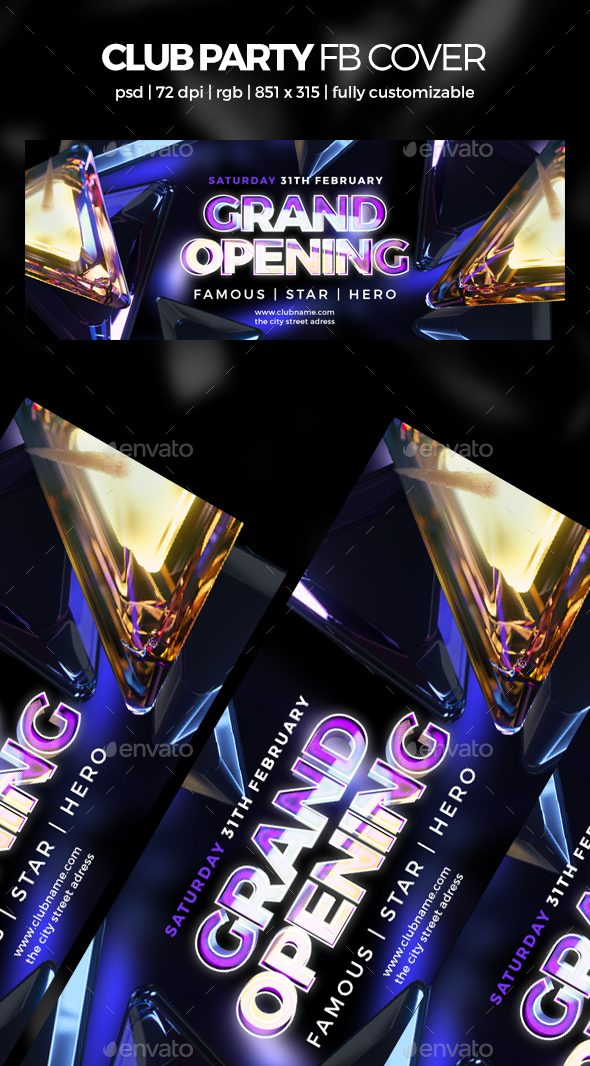 Club Party Facebook Cover - Facebook Timeline Covers Social Media
