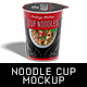 Download Noodle Cup Package Mock-Up by wuka | GraphicRiver