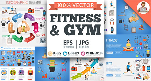 Fitness and Gym Concepts