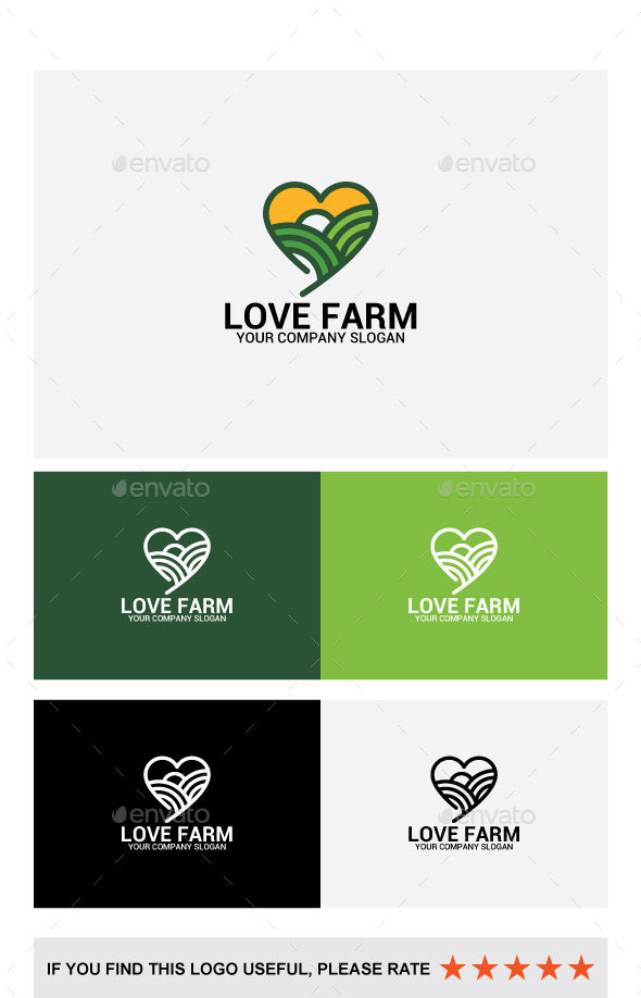LOVE FARM - Abstract Logo Templates