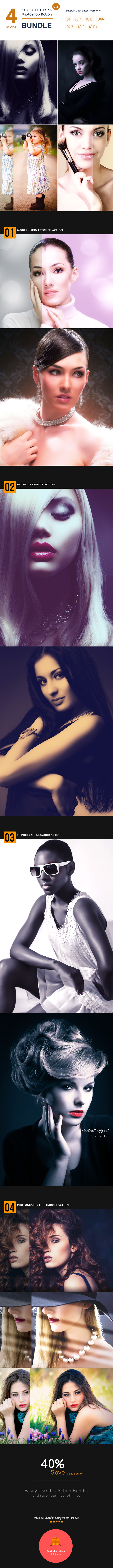 Professional Action Bundle V.3 - Photo Effects Actions