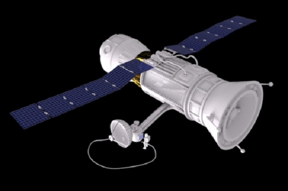 Satelite with Astronaut - 3Docean 21373582